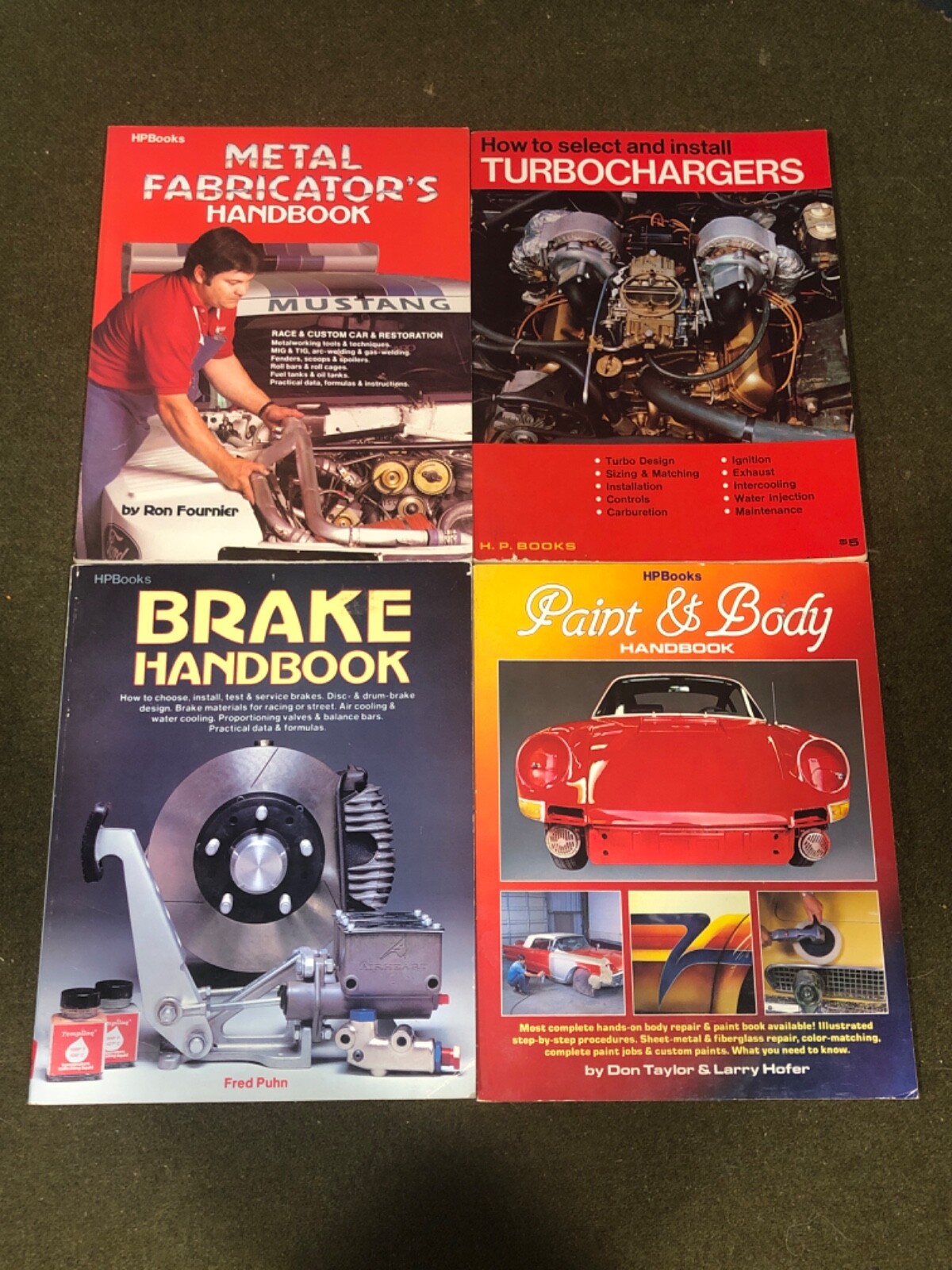 Auto HP Books Paint & Body Handbook by Don Taylor & Larry Hofer A7
