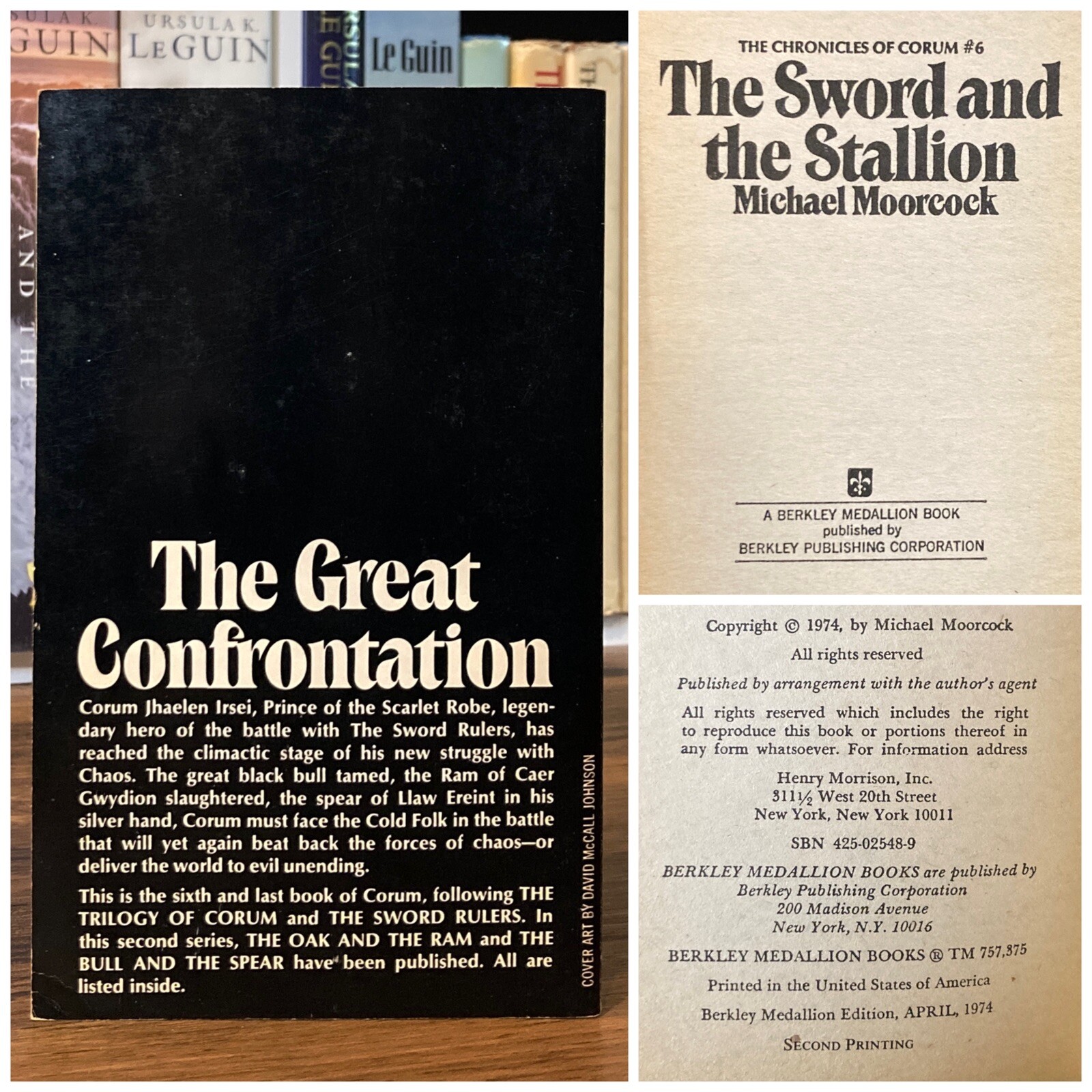 Dreaming City / Sword & the Stallion (Elric saga) – Michael Moorcock (vtg PBs)