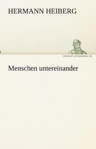 Menschen Untereinander