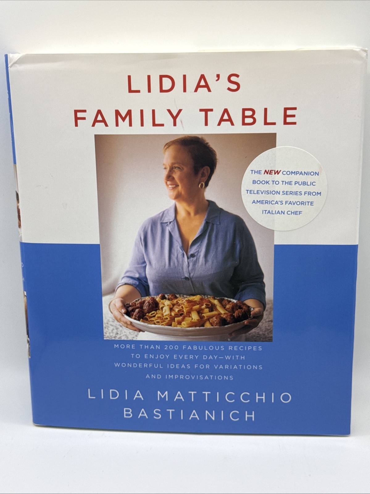Lidia’s Family Table 2004 Lidia Bastianich 1st Edition Hardcover SIGNED