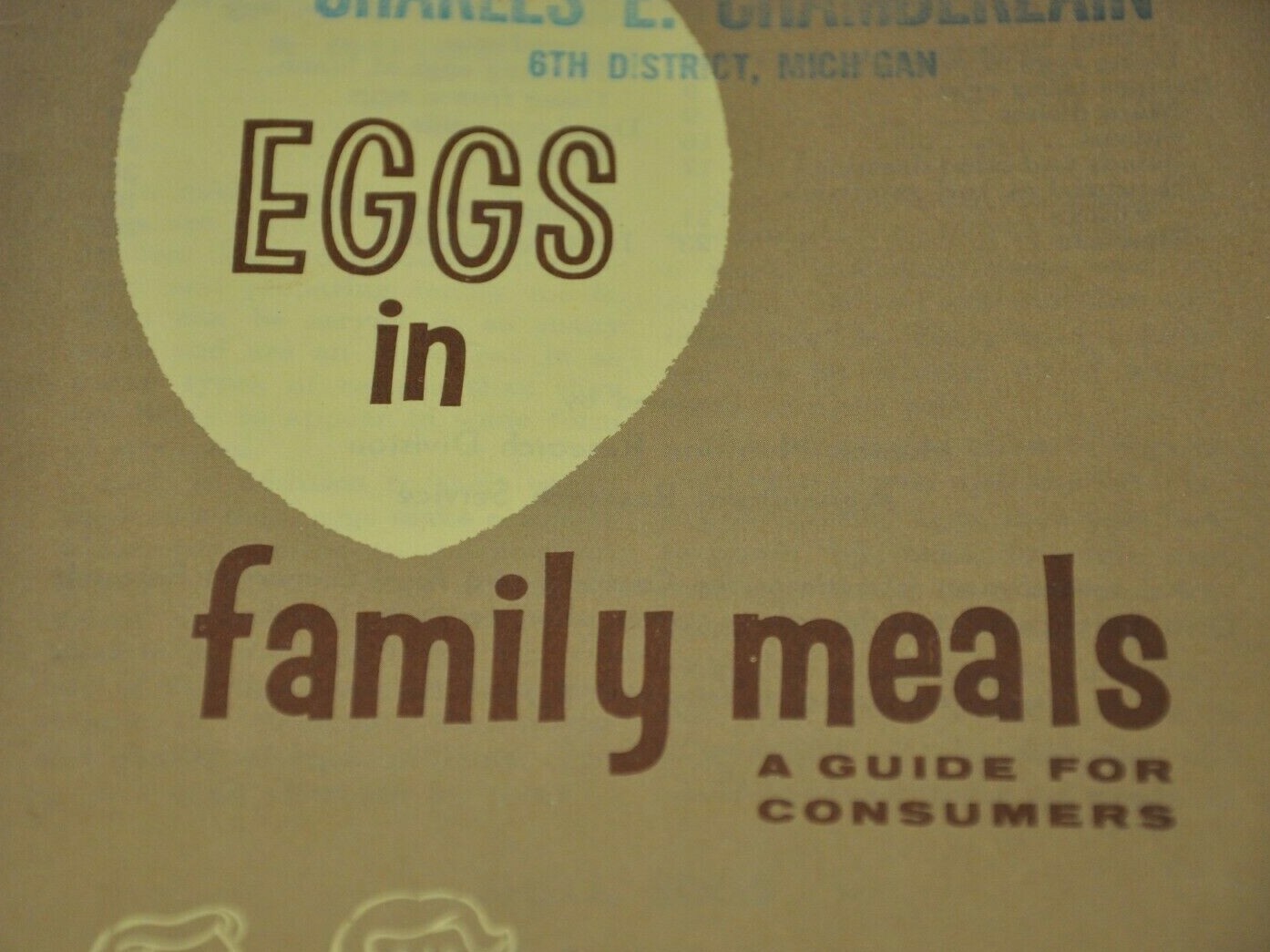 1966 Eggs in Family Meals a Guide for Consumers US Dept of Agriculture 32 pages