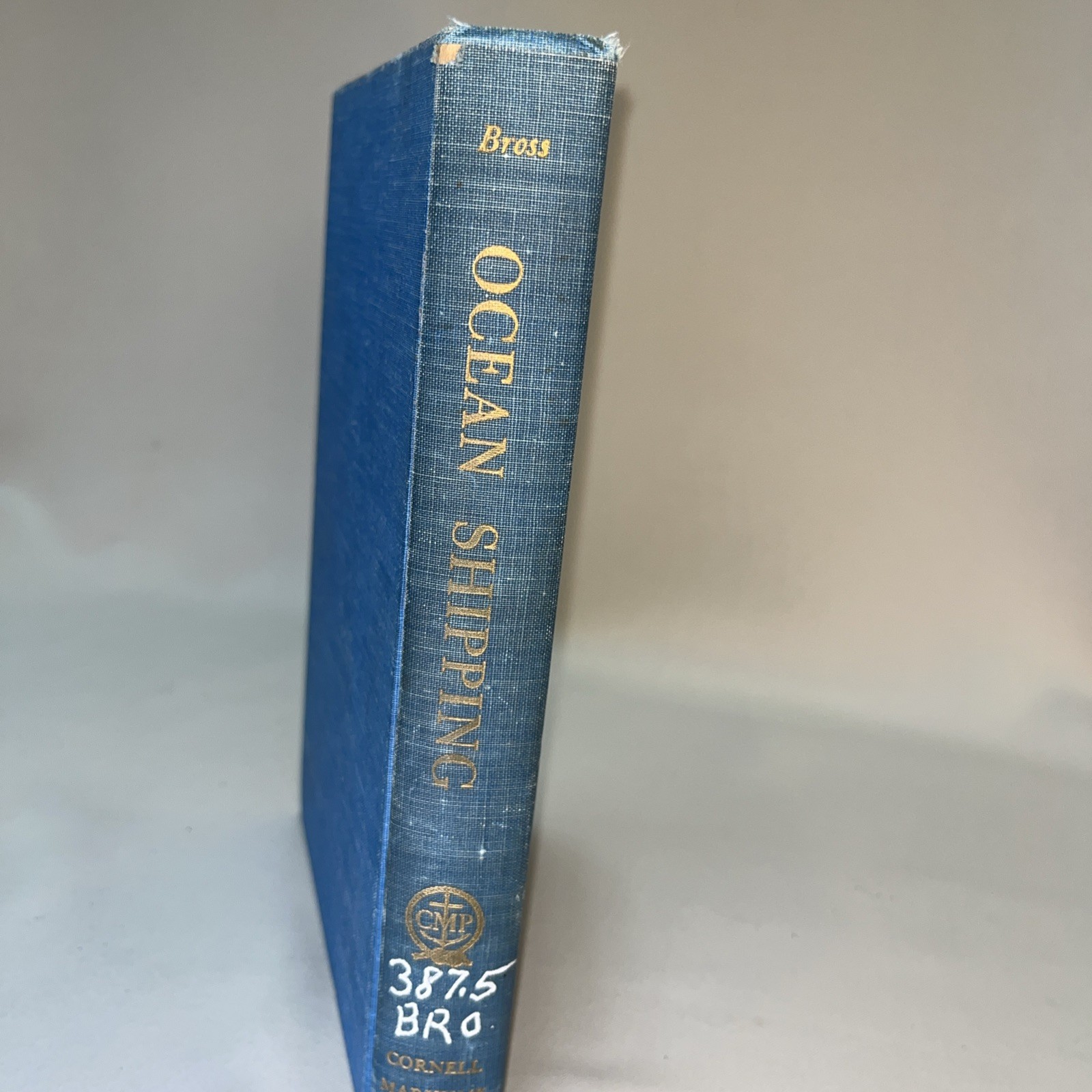 Ocean Shipping 1956 First Edition Hardcover Vtg Book Cornell Maritime Press ￼