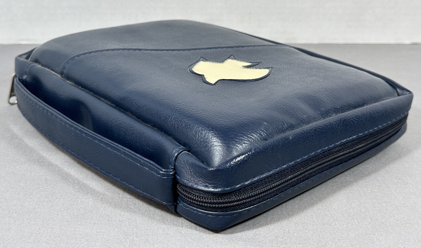 NIV 1991 Life Application Study Bible Blue Bonded Leather Cover w/Zippered Case
