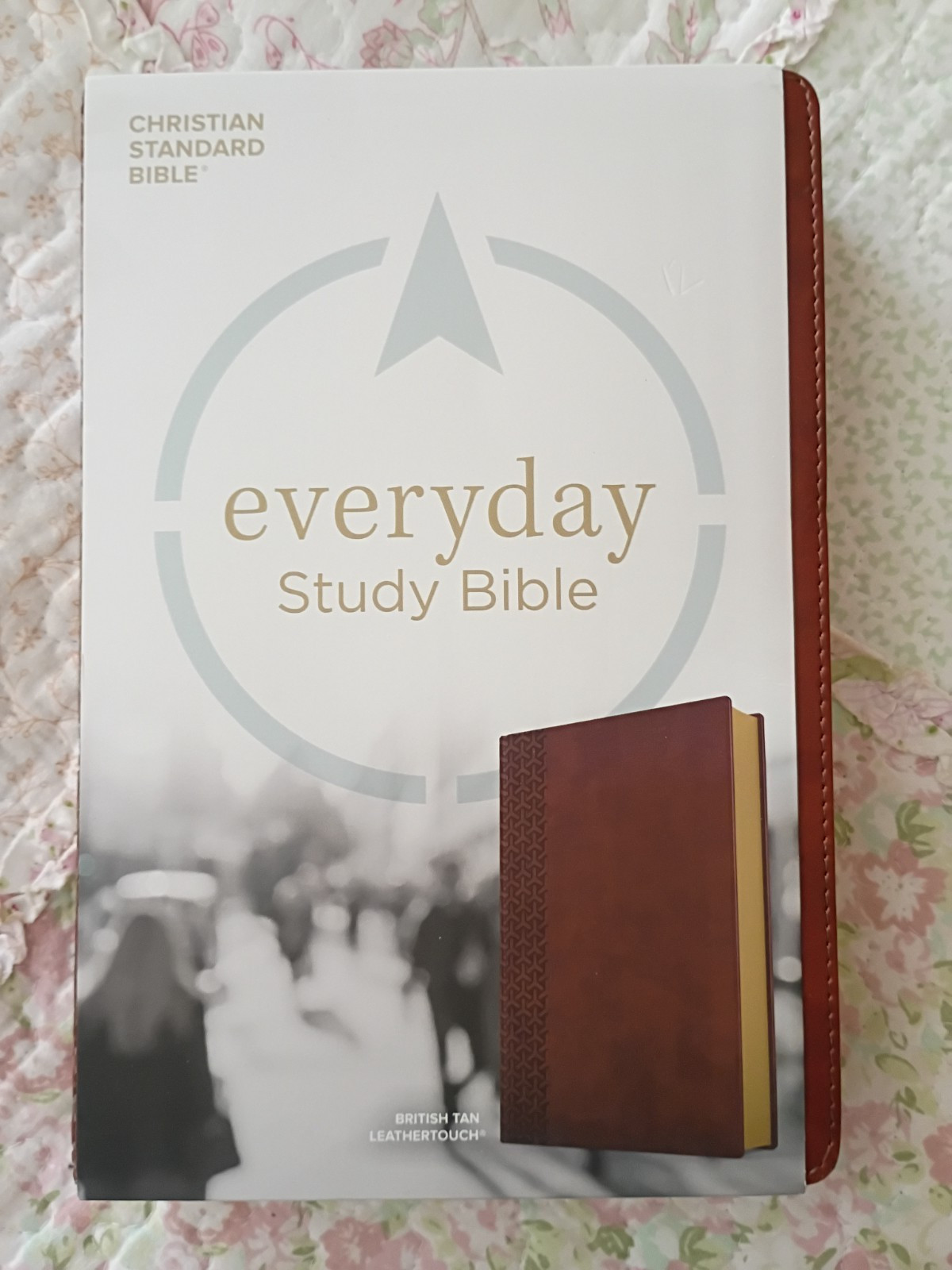 CSB Everyday Study Bible, British Tan Leathertouch