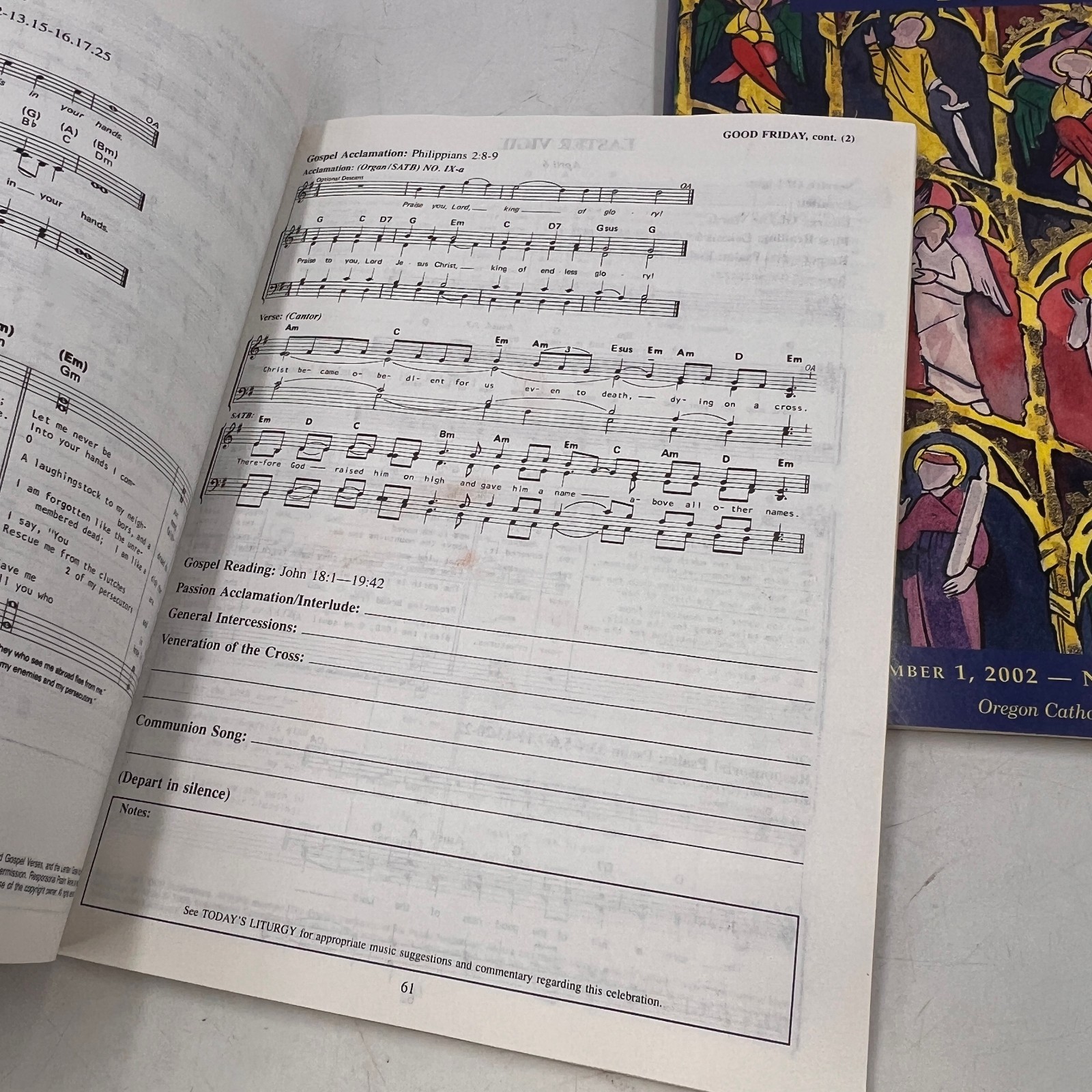 TWO VINTAGE OCP Respond & Acclaim 1996 2002 CATHOLIC LITURGY & HYMNS HYMNAL
