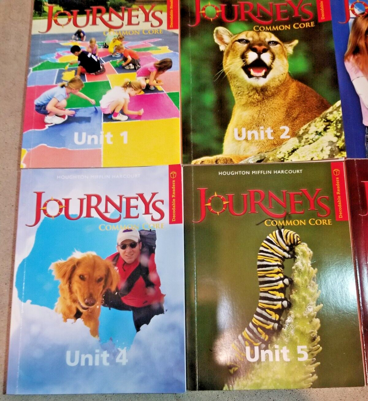 HMH Journeys Decodable Reader Book Unit 1-6 Set – 2nd Grade 2 Reading 6 Book Set