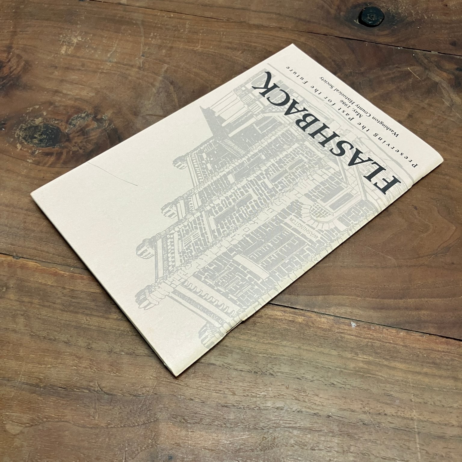 FLASHBACK May 1986 Washington County Historical Society Local History Journal