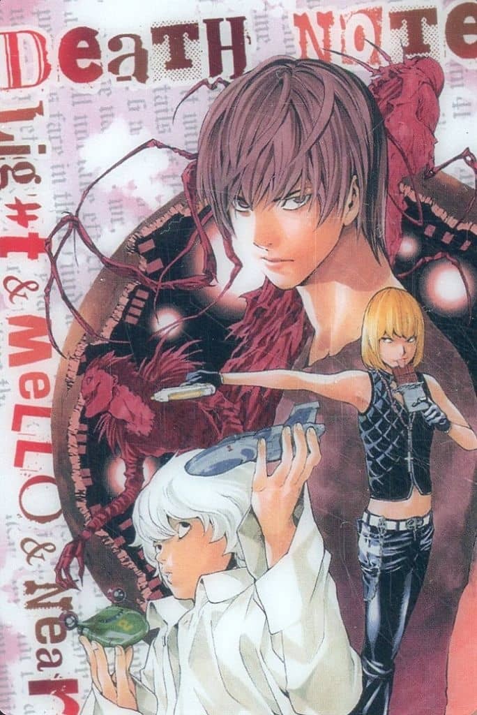 Death Note Wafer Visual Card VR Rare Bandai 1-22 VR Set Collectible