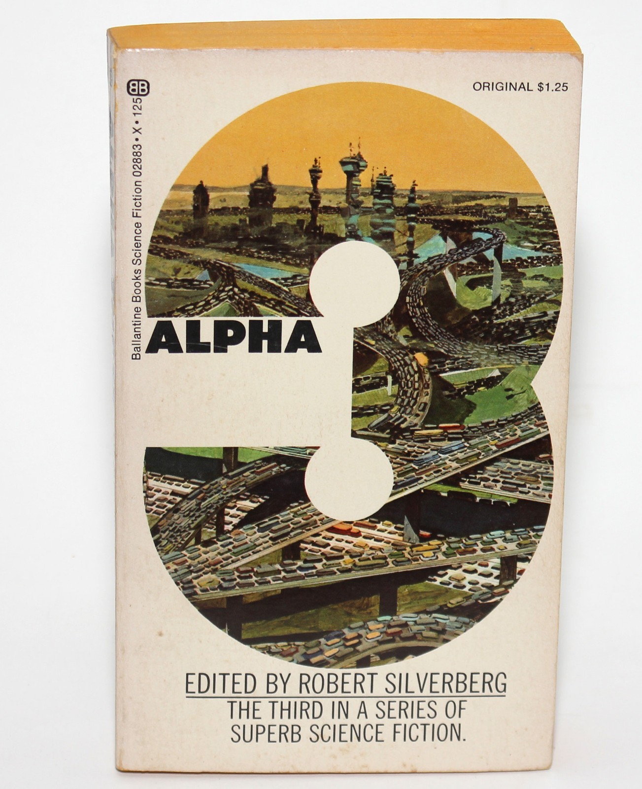 ALPHA 3 Robert Silverberg Ballantine 1972 1st print PB Philip K Dick, Jack Vance