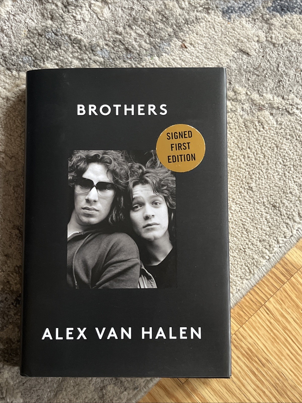 Brothers by Alex Van Halen Hardcover Book Not Signed