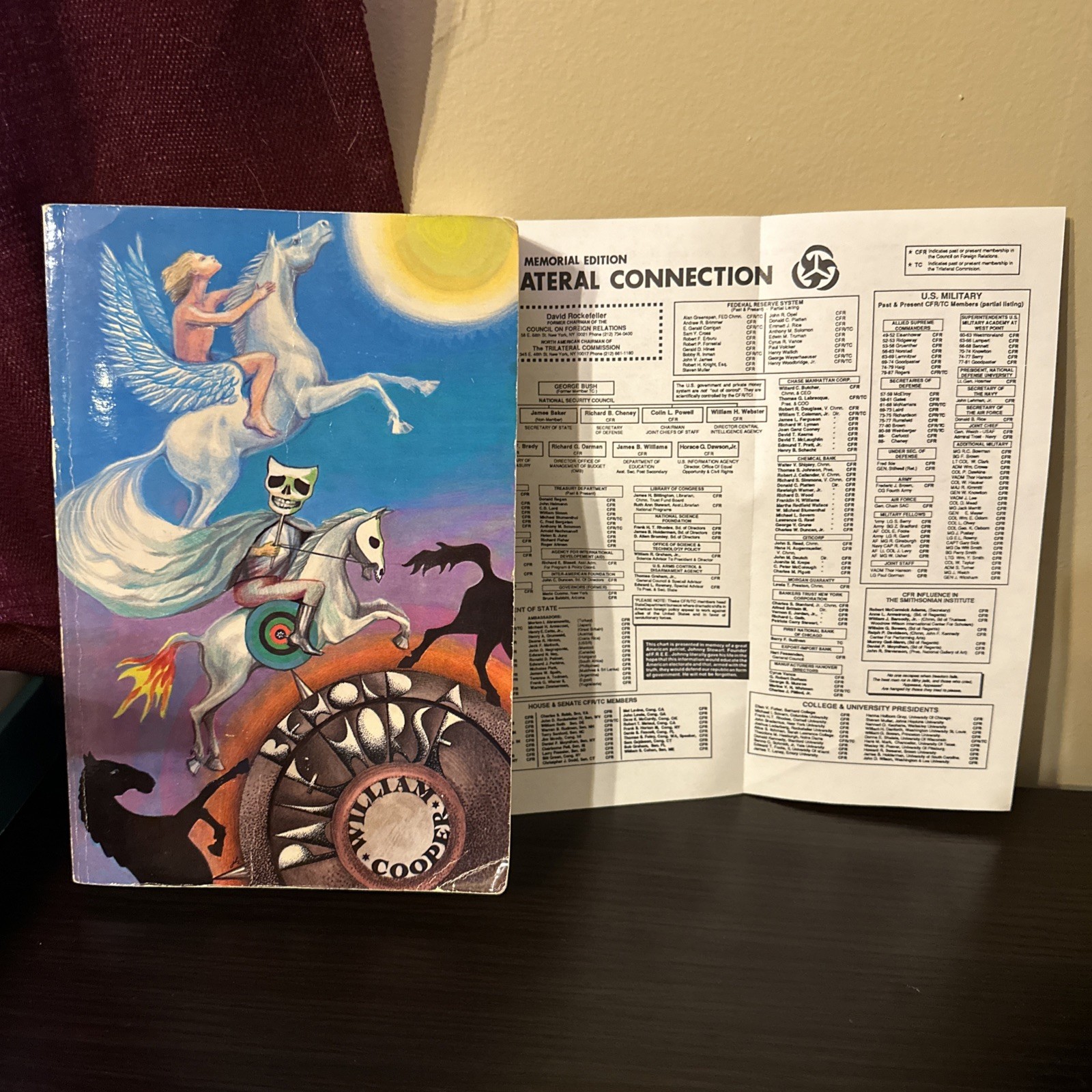 Behold a Pale Horse Milton William Cooper 1991 Unrevised Protocols of Zion CFR