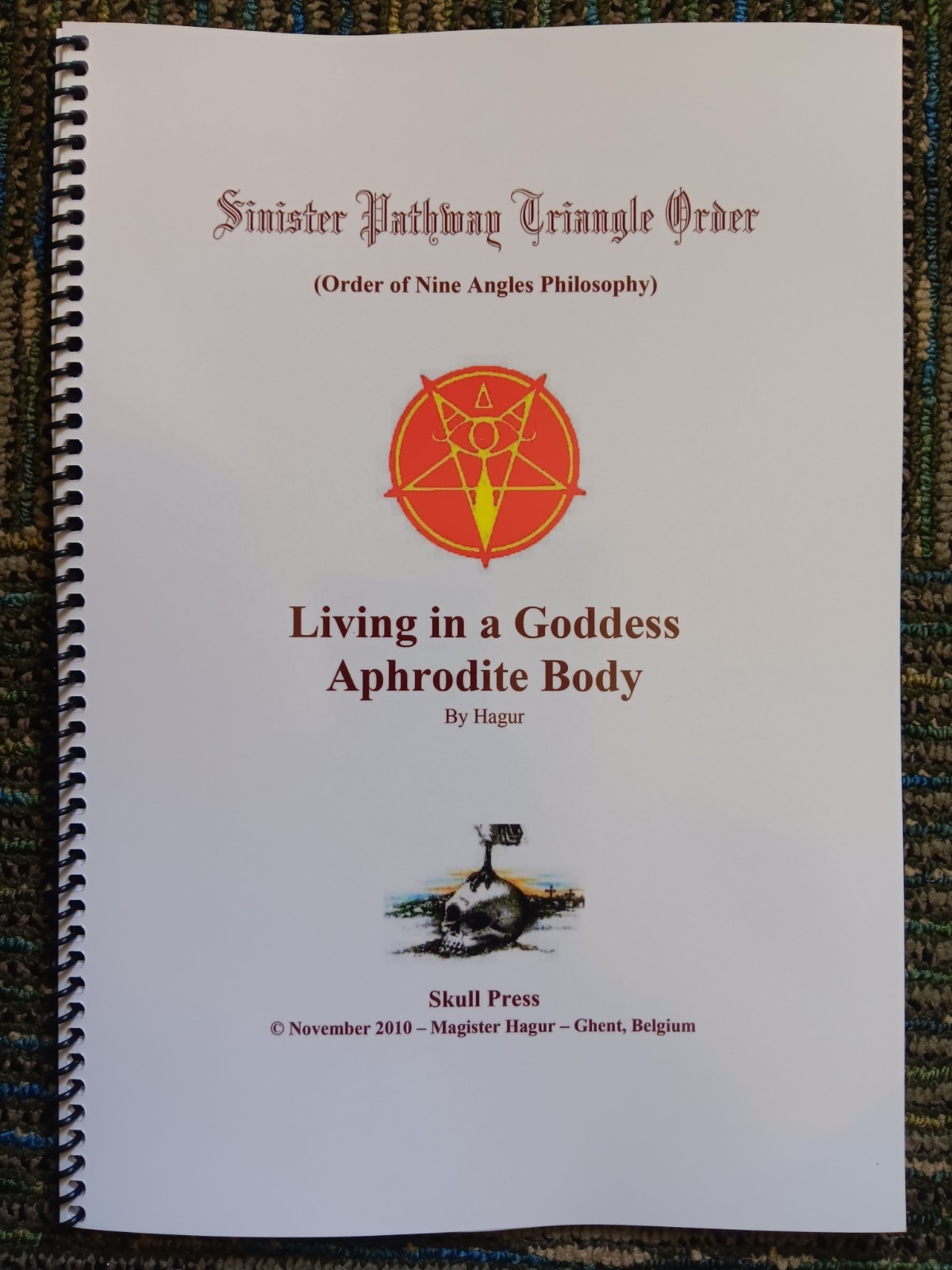Magister Hagur Goddess Aphrodite Intersex order of nine angles Satanism ONA/O9a