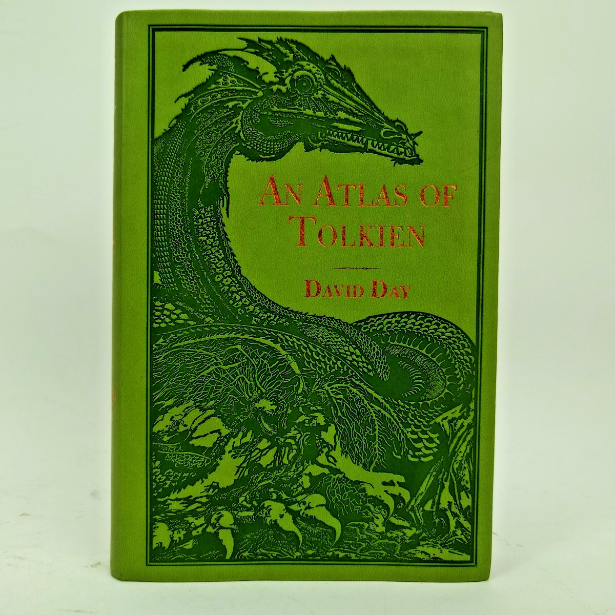 An Atlas of Tolkien David Day Illustrated Guide Flex Bound Faux Leather Cover