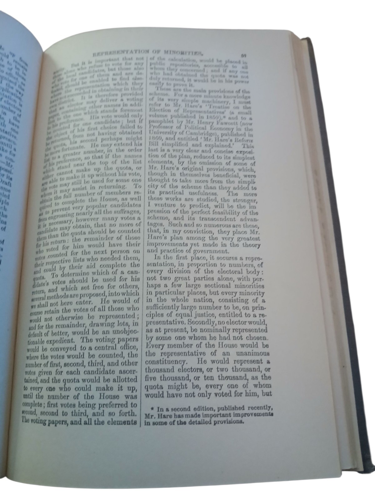 Considerations on Representative Government by John Stuart Mill Hardcover 1926