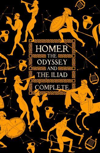 The Odyssey & The Iliad Complete (Gothic Fantasy) by Homer, hardcover, New