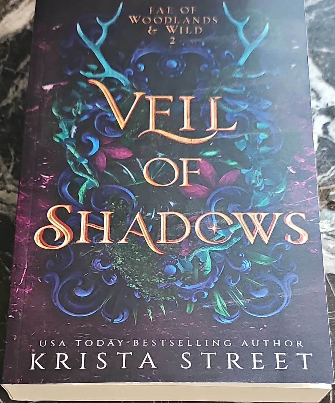 Veil of Shadows Krista Street Trade Paperback 2025 Fantasy Romance Fae Series