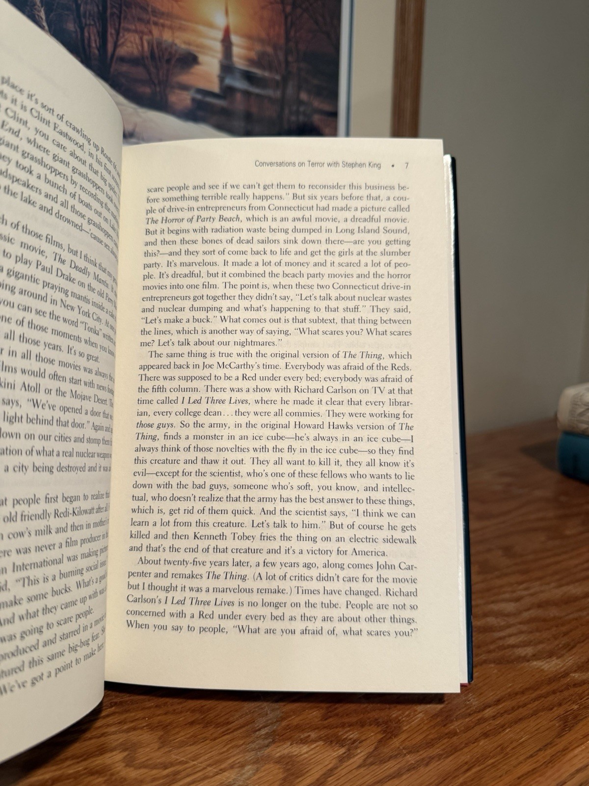Conversations on terror with Stephen King “Bare Bones” 1st BCE HCDJ 1988