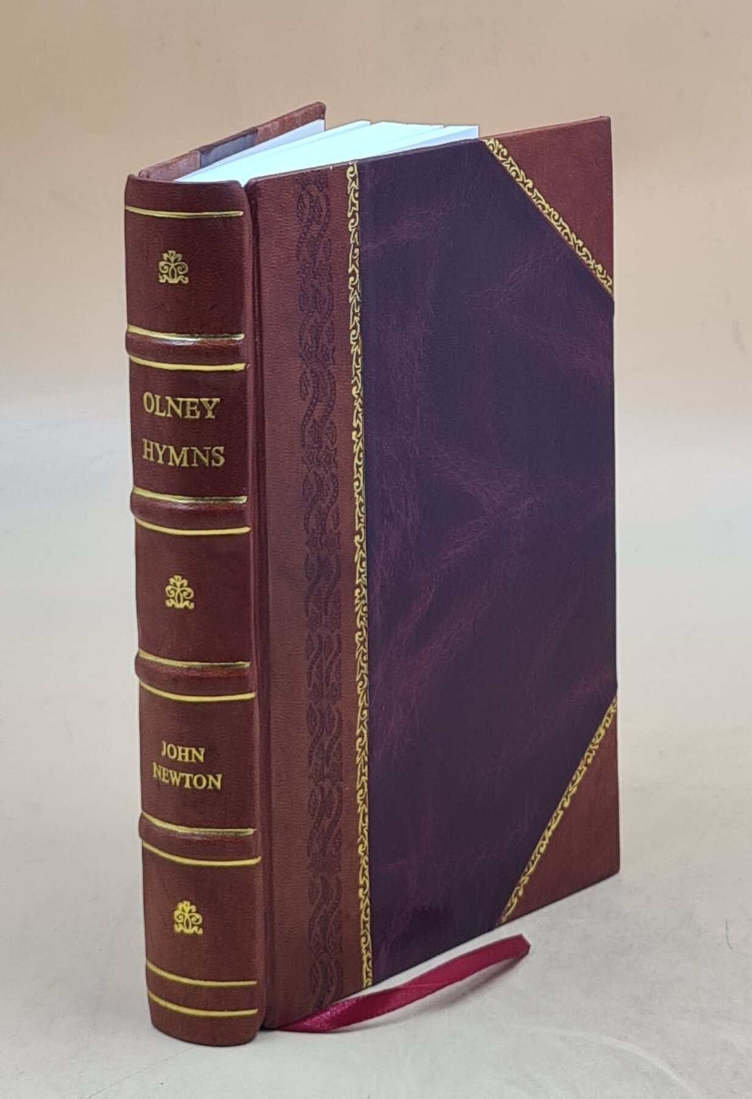 Olney Hymns 1797 by John Newton [LEATHER BOUND]