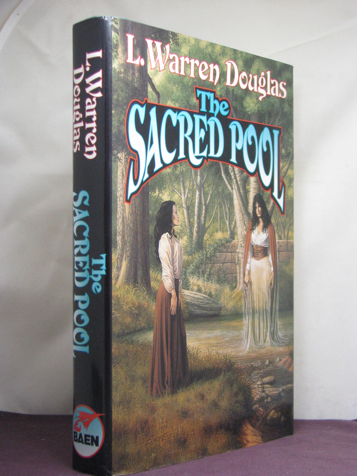 1st,signed by artist,Sorceress’s Tale 1:The Sacred Pool by L Warren Douglas(2001