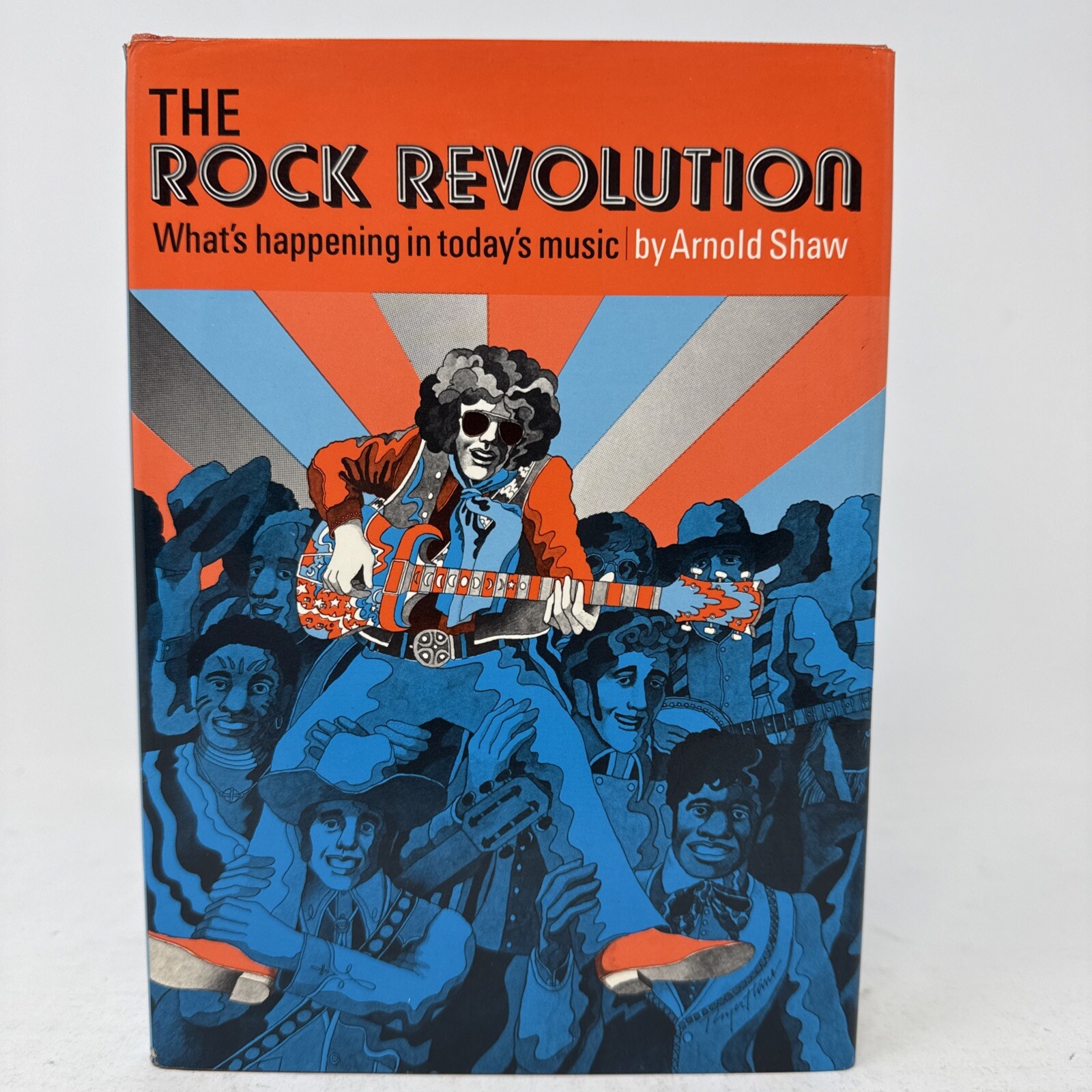 The Rock Revolution by Arnold Shaw 1970 HC DJ 1st/3rd Beatles Bob Dylan 60s Rock