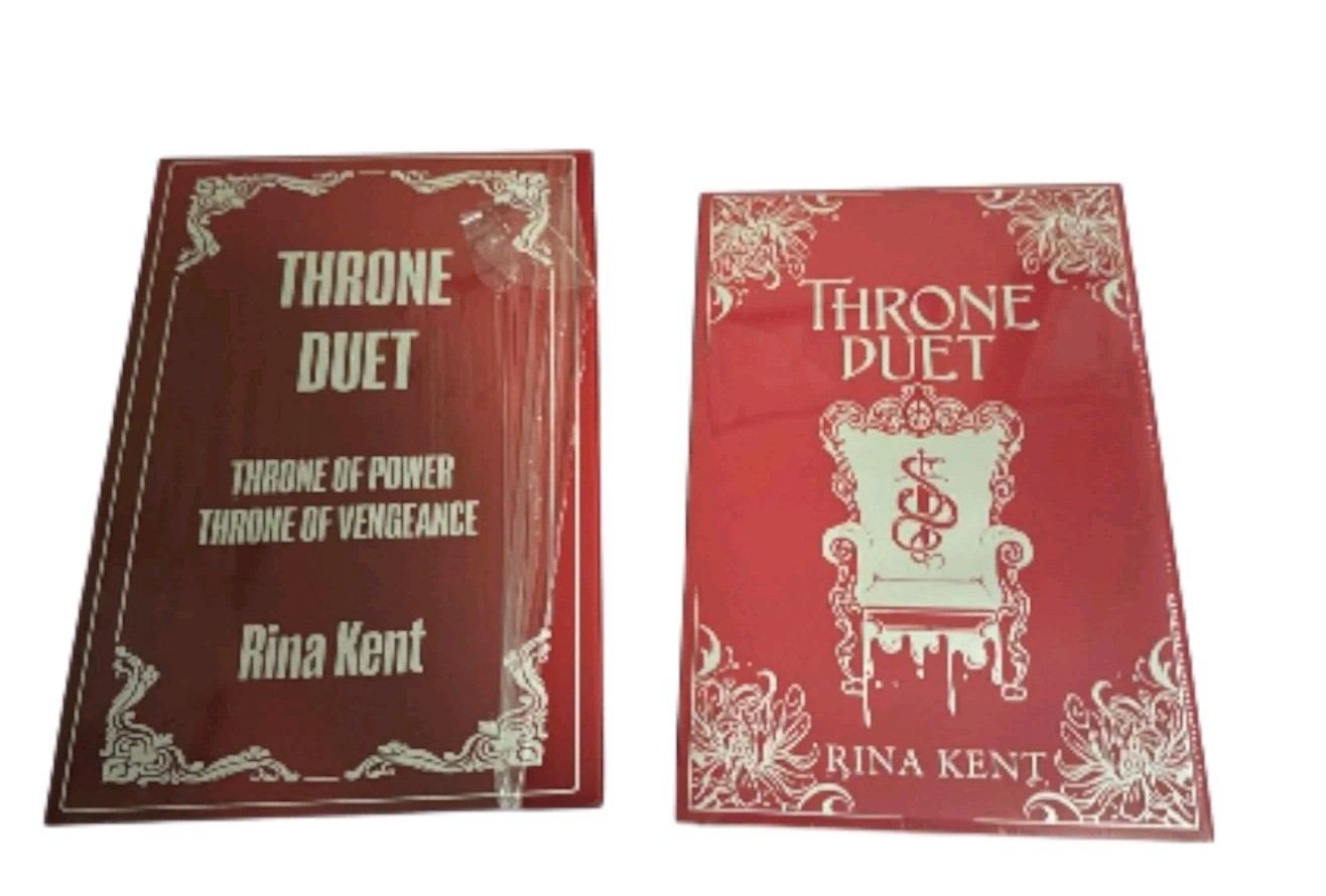Throne Duet by Rina Kent Books for Days Crate Special Edition With Overlays Bfdc