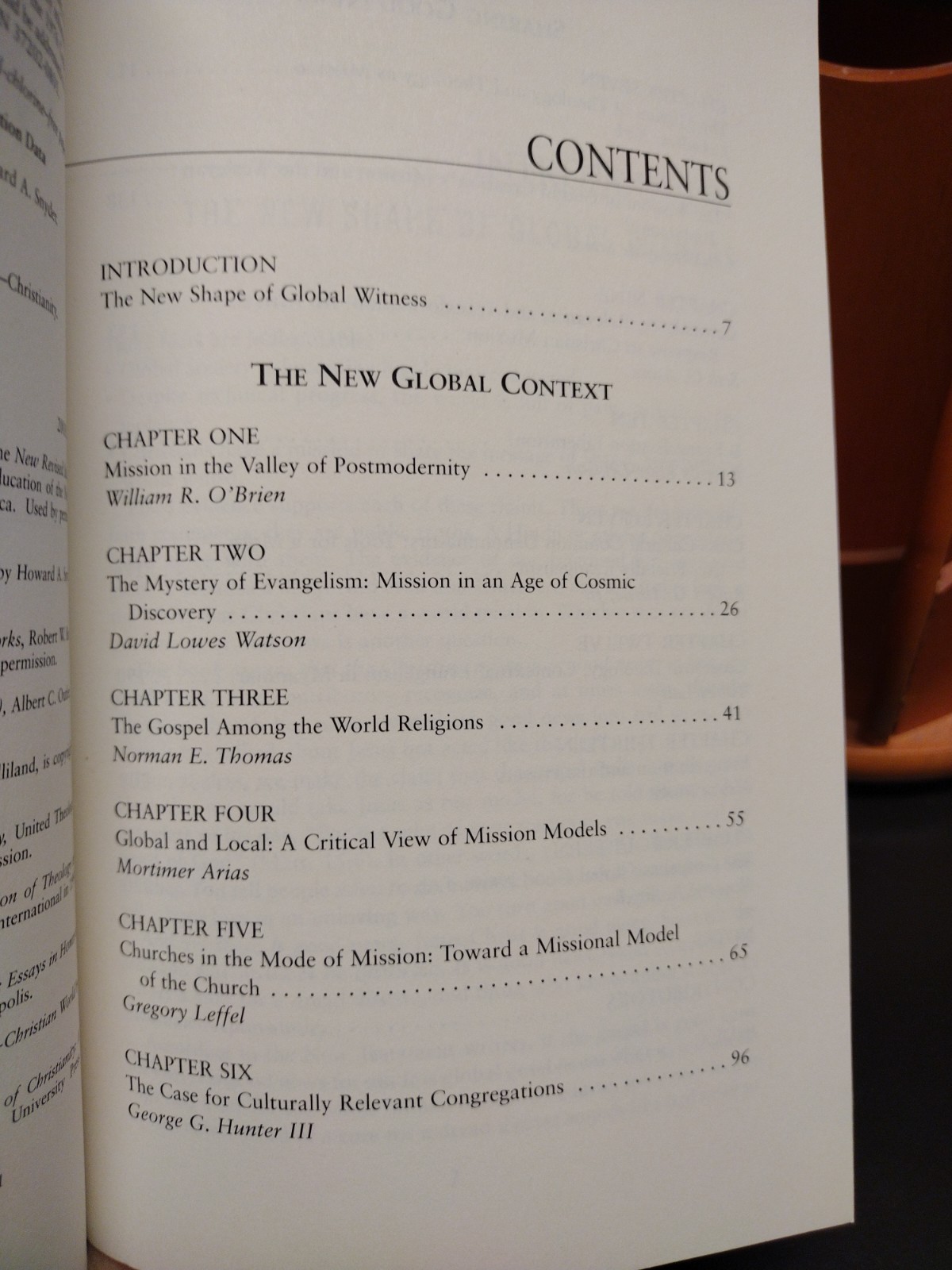 Global Good News Mission in a New Context Edited by Howard Snyder Abingdon Press