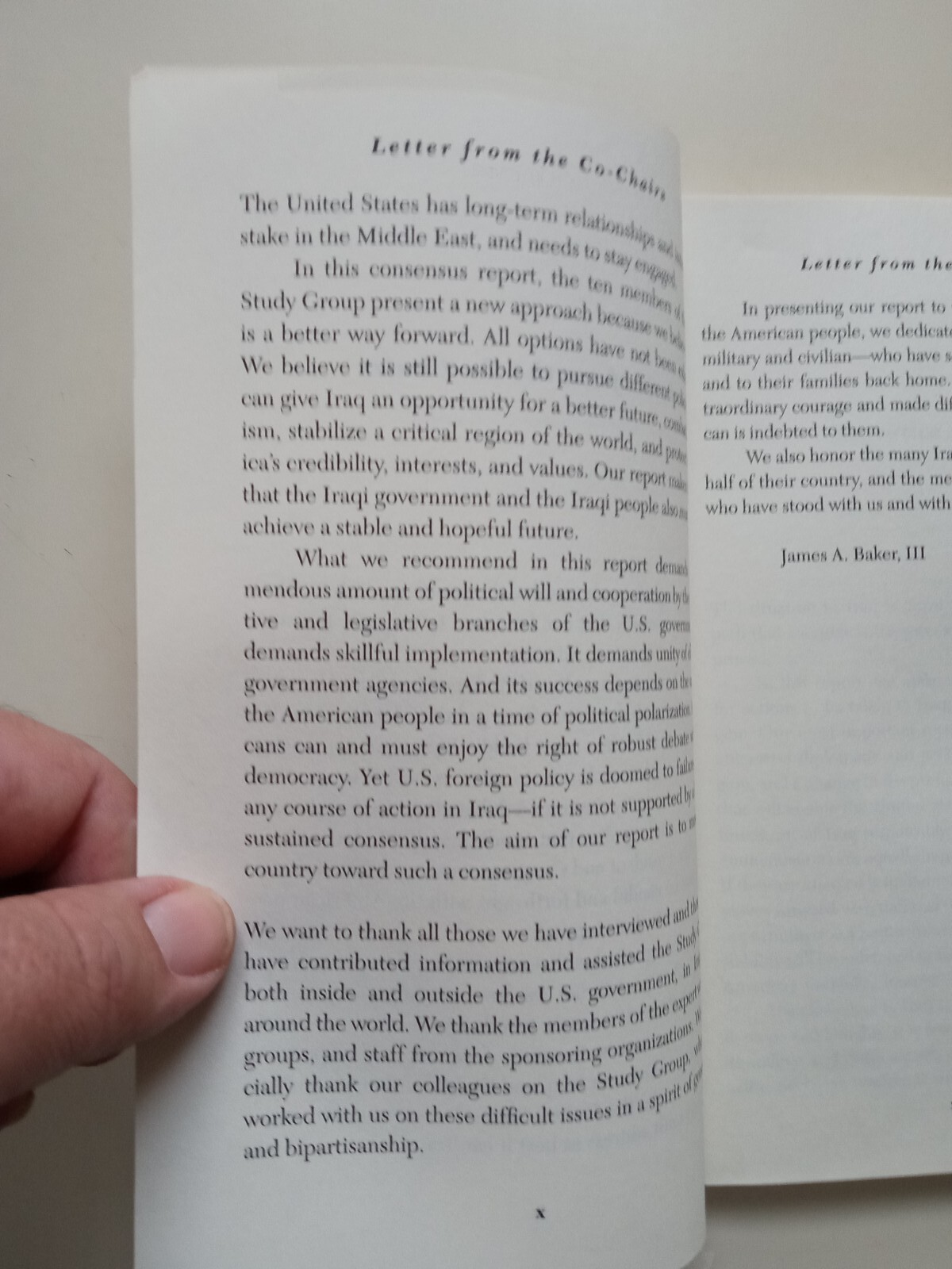 The Iraq Study Group Report : The Way Forward – a New Approach by Lee H….
