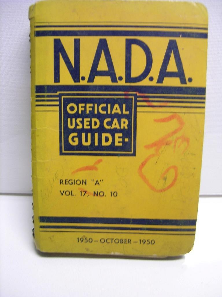 N.A.D.A. October 1950 Official Used Car Price Guide Region A, Vol. 17, No. 10