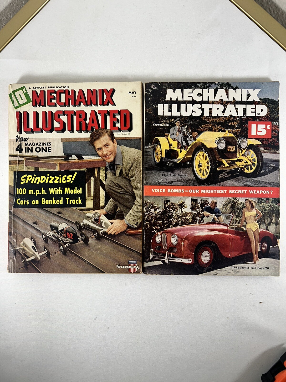 Mechanix Illustrated Magazines 5/1941 And 9/1951