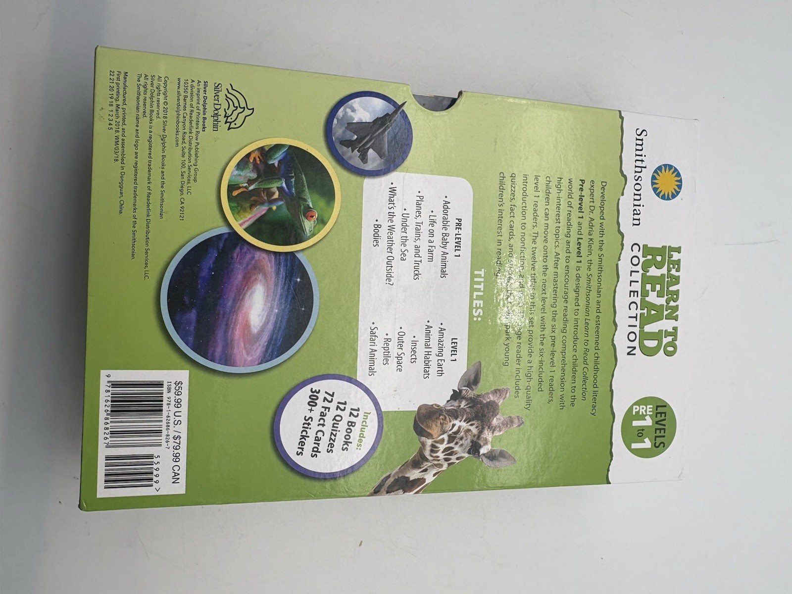 Smithsonian Learn to Read Collection Level PRE 1 to 1 – 12 BOOK Total Homeschool
