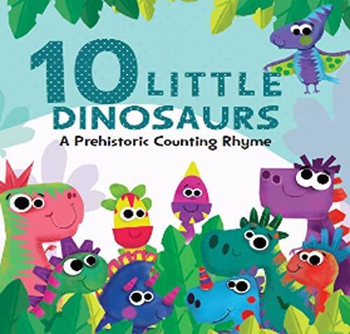 10 LITTLE DINOSAURS – Board book By Page Publications – GOOD