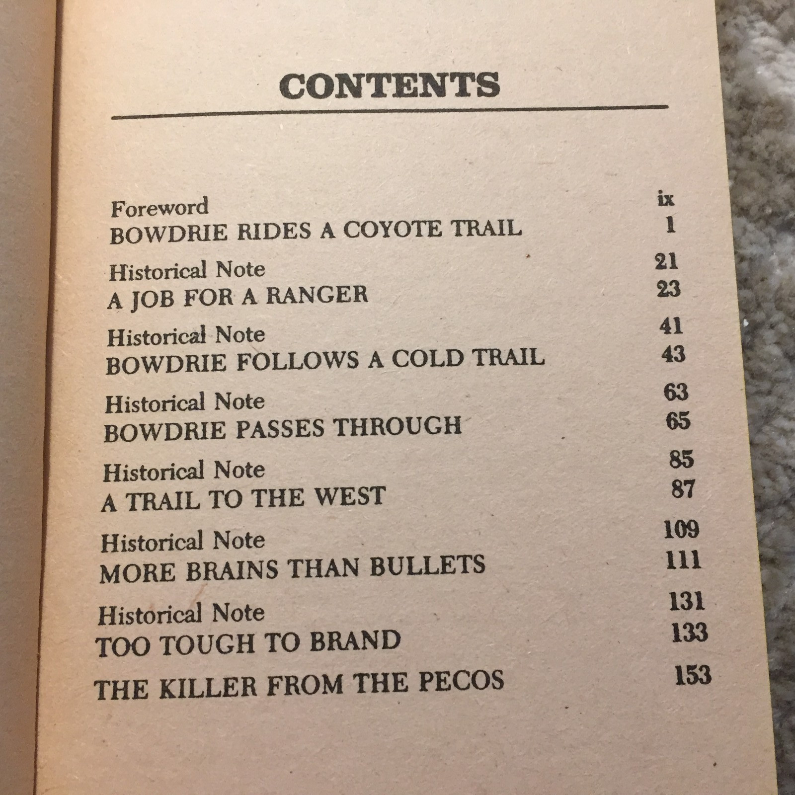 Bowdrie Run Louis L’Amour 1983 Bantam Texas Rangers Frontier Justice Paperback