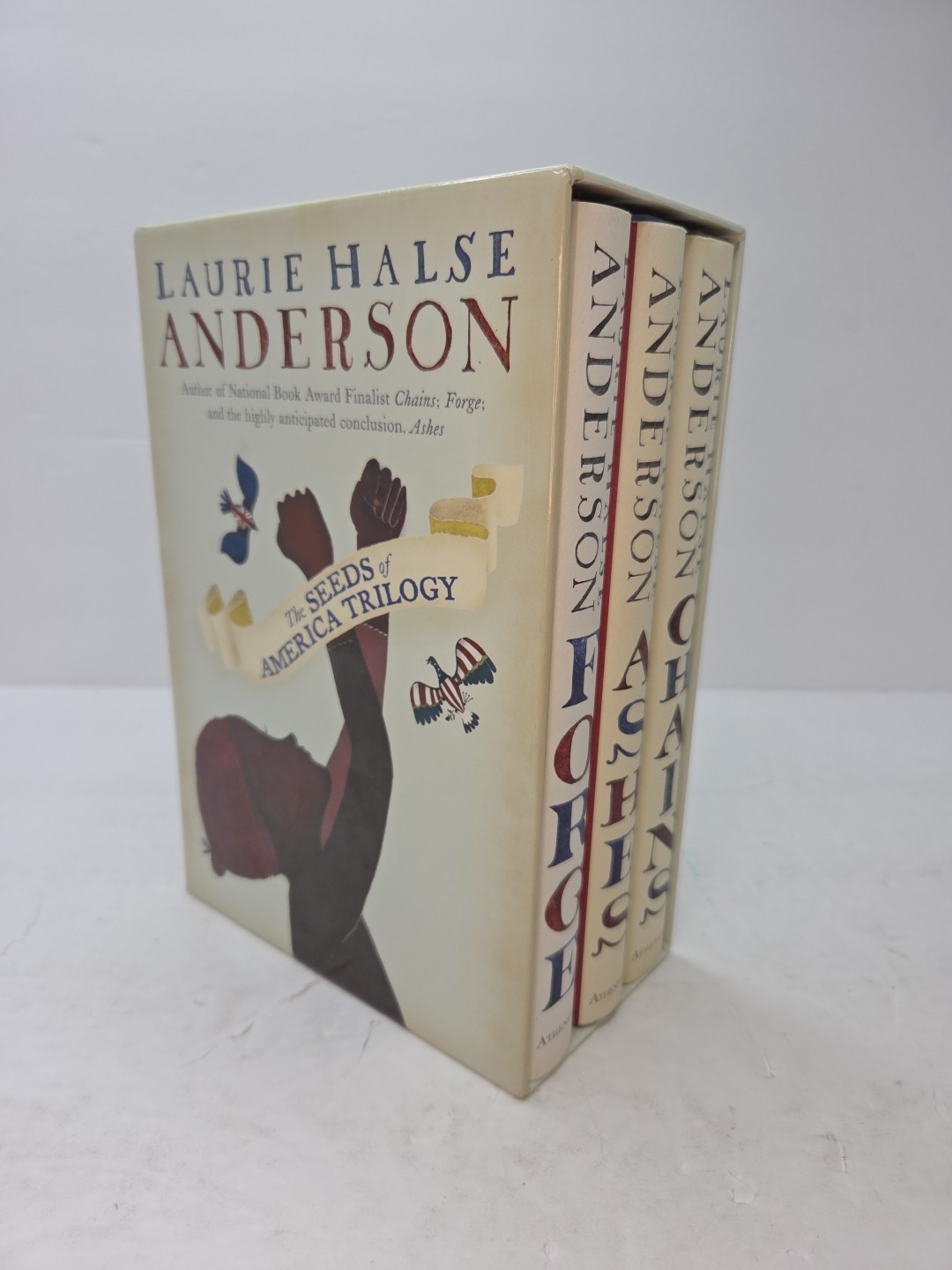 Seeds of America Trilogy Boxed Set: Chains Forge Ashes Laurie Halse Anderson HC