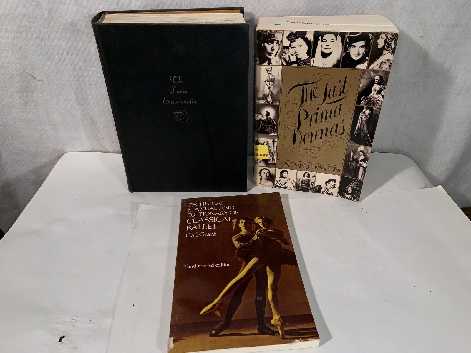 Dance Ballet Prima Donna ENCYCLOPEDIA ~ Manchester 992 Pages, Rasponi ~ Lot of 3