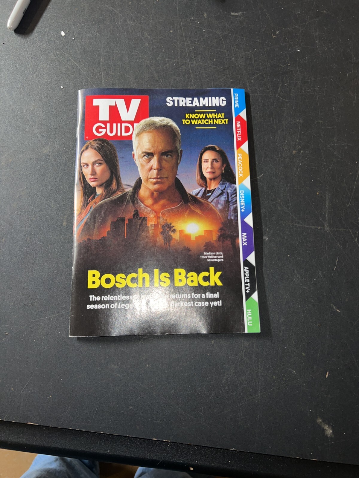 TV Guide Magazine March 24 2025 Mid-Century Modern / Bosch: Legendary Cover