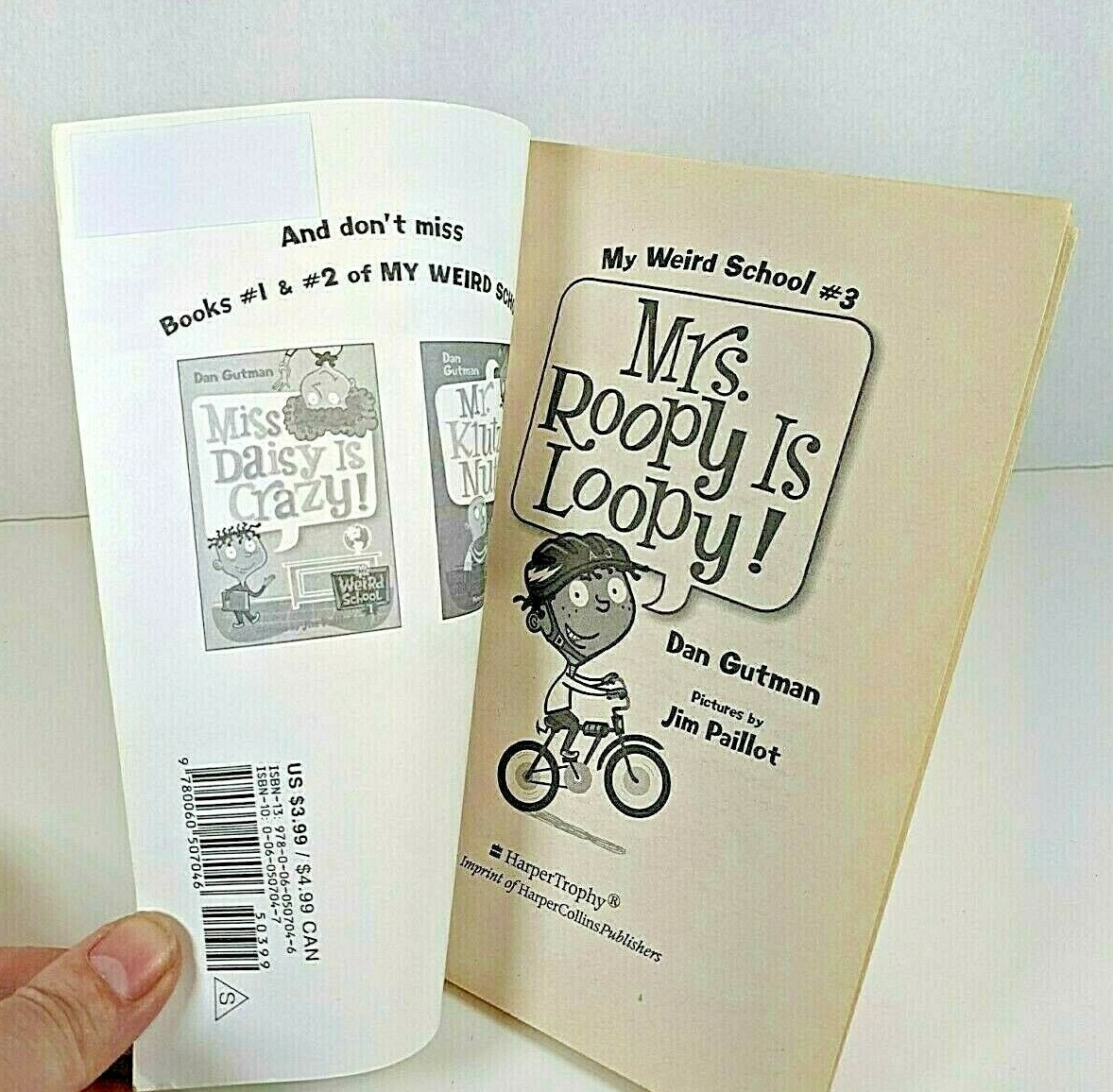 Lot 34 MY WEIRD SCHOOL Children Chapter Books Series Dan Gutman SIGNED Specials