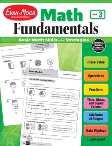 Math Fundamentals, Grade 3 – Paperback – VERY GOOD