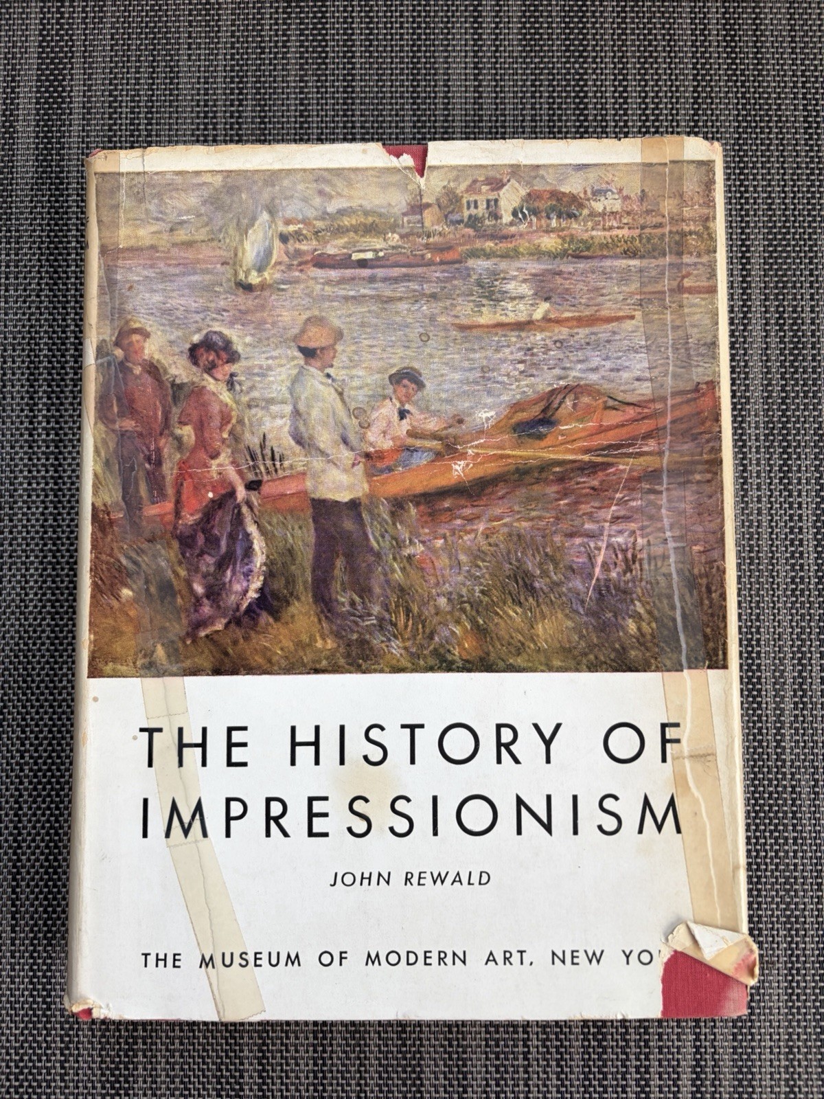 The History of Impressionism by John Rewald Hardcover The Museum Of Modern Art