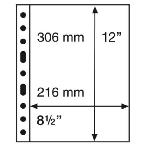Leuchtturm GmbH ~ Grande Kunststoffhüllen mit einer Einteilung … 4004117276309