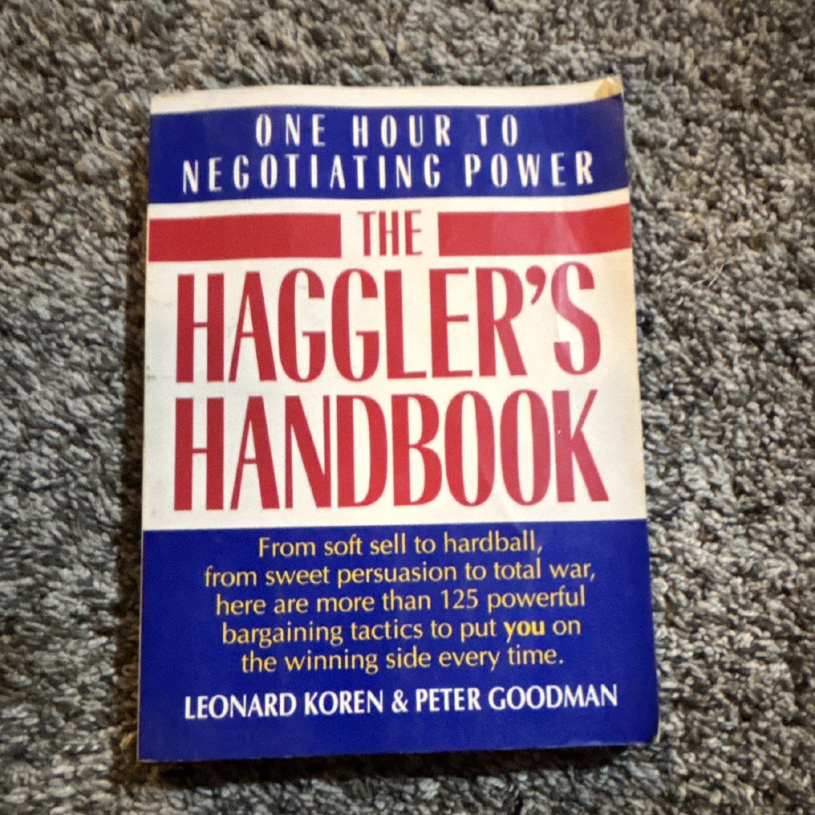 The Haggler’s Handbook Leonard Koren Peter Goodman Paperback Negotiating
