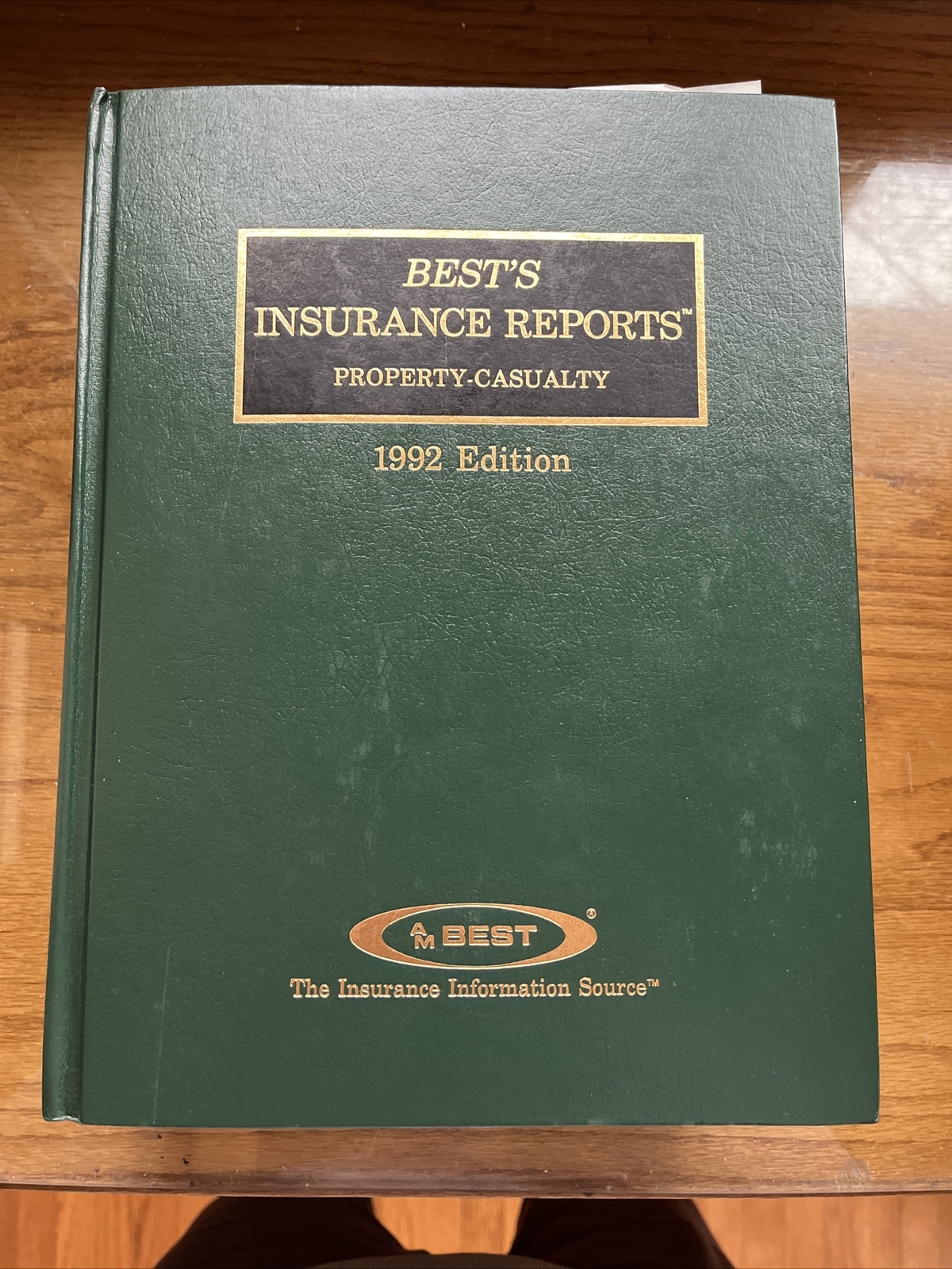 Best’s Insurance Reports 1992, Property Casualty, 1992 Edition