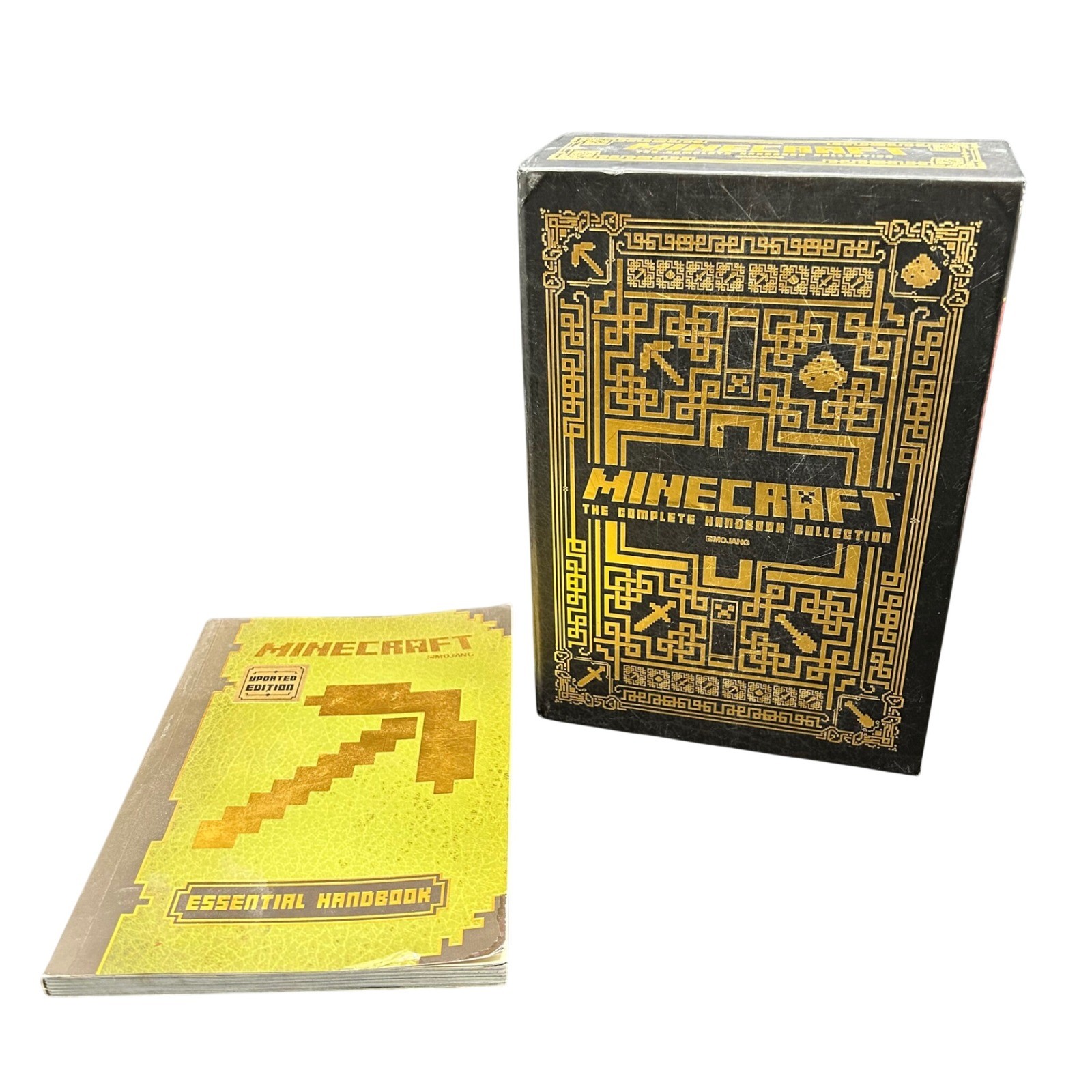 Minecraft The Complete Handbook Collection 4 Book Set + Bonus Updated Edition