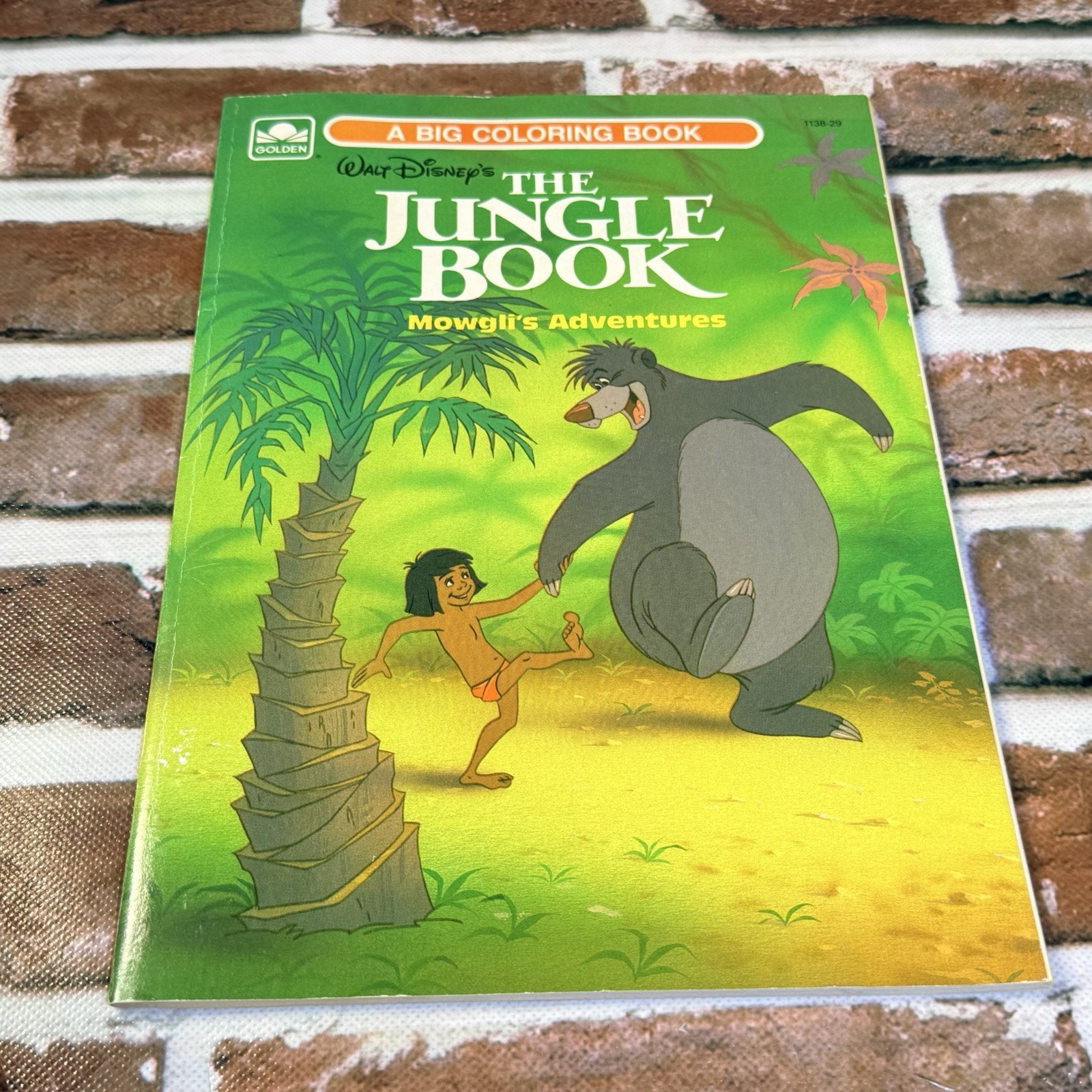 The Jungle Book : Mowgli’s Adventures Coloring Book – Golden Book (1990)