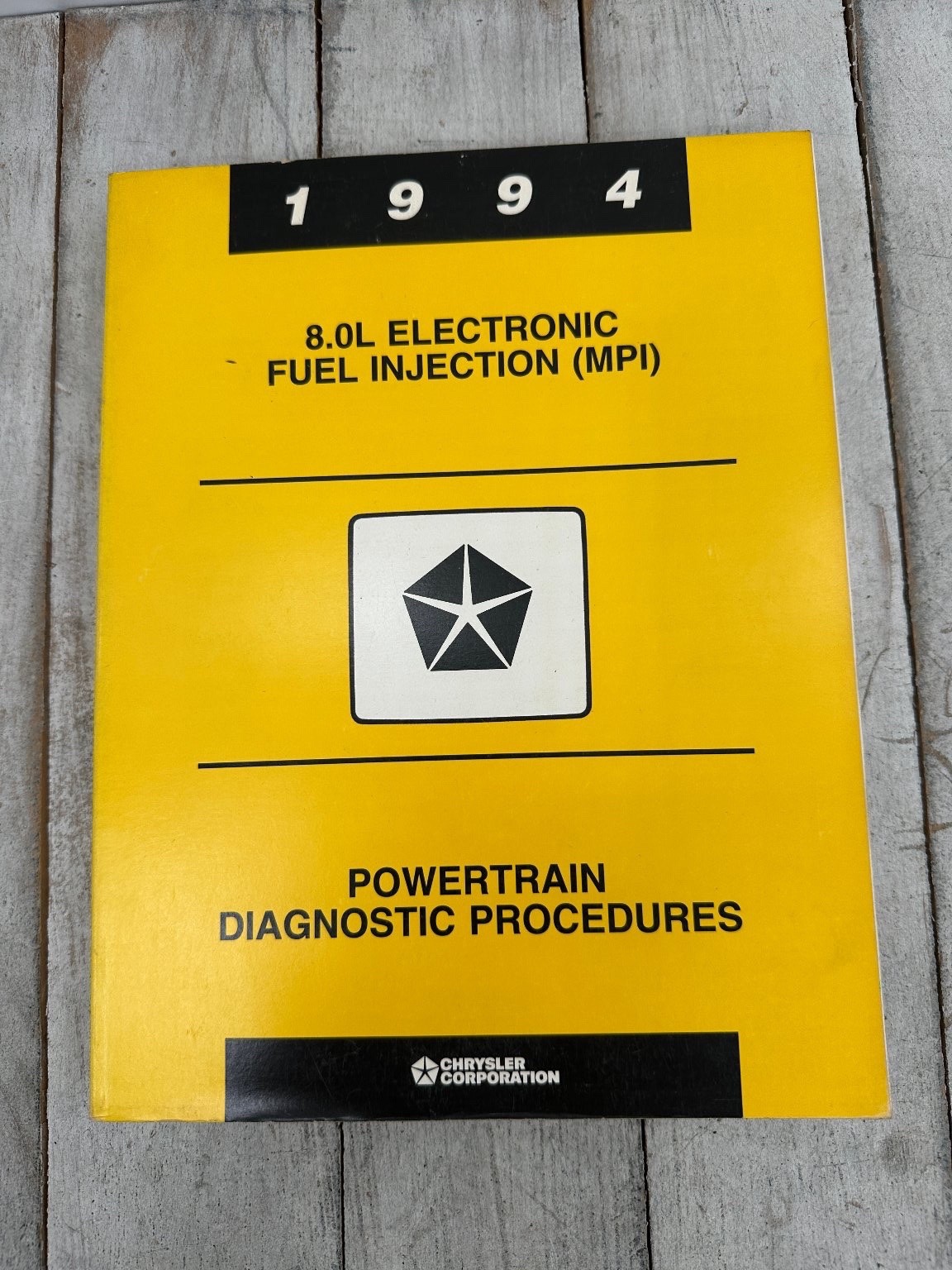 1994 Chrysler 8.0L Electronic Fuel Injection Powertrain Manual