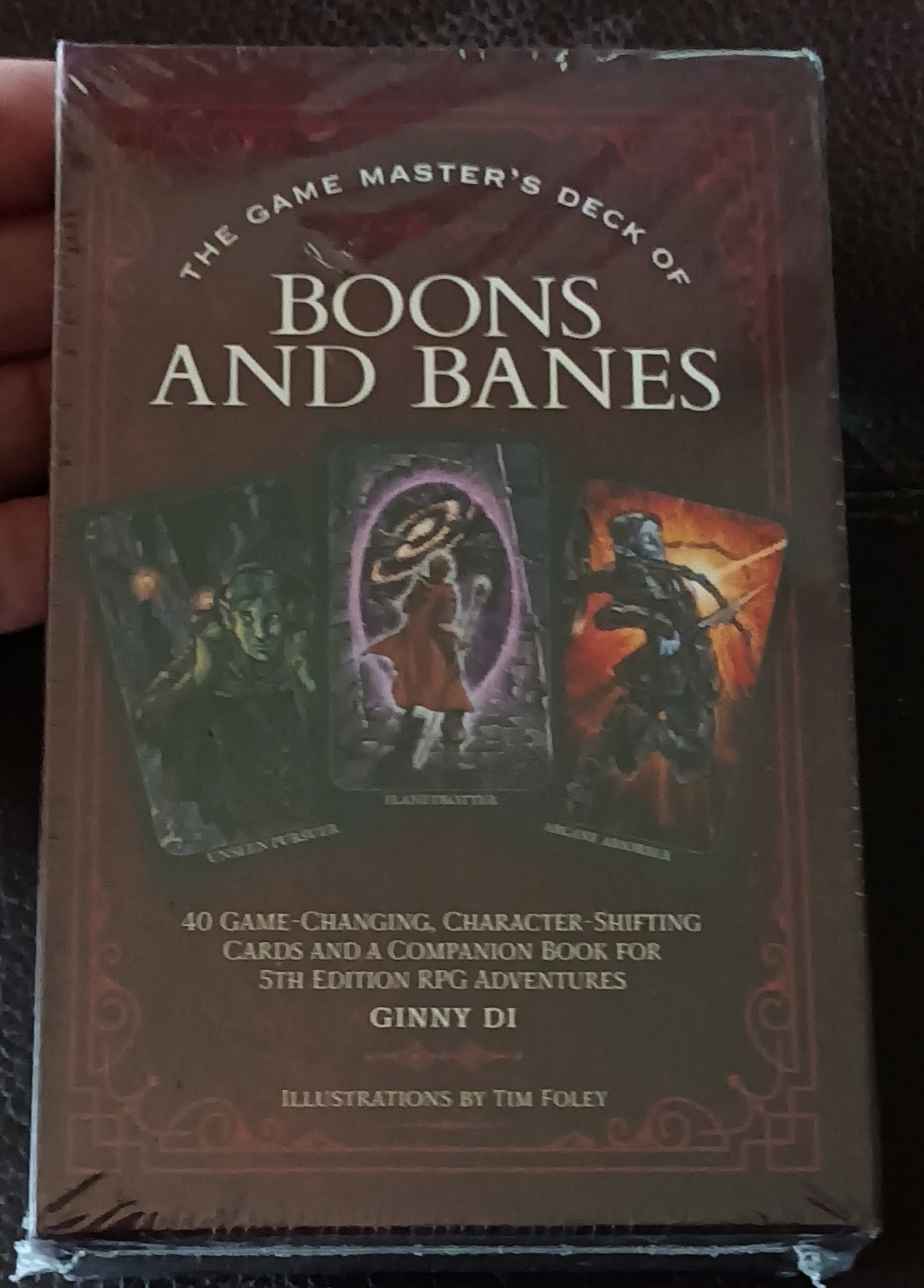 The Game Master’s Deck of Boons and Banes Ginny D-1 40 Cards D&D Companion USA
