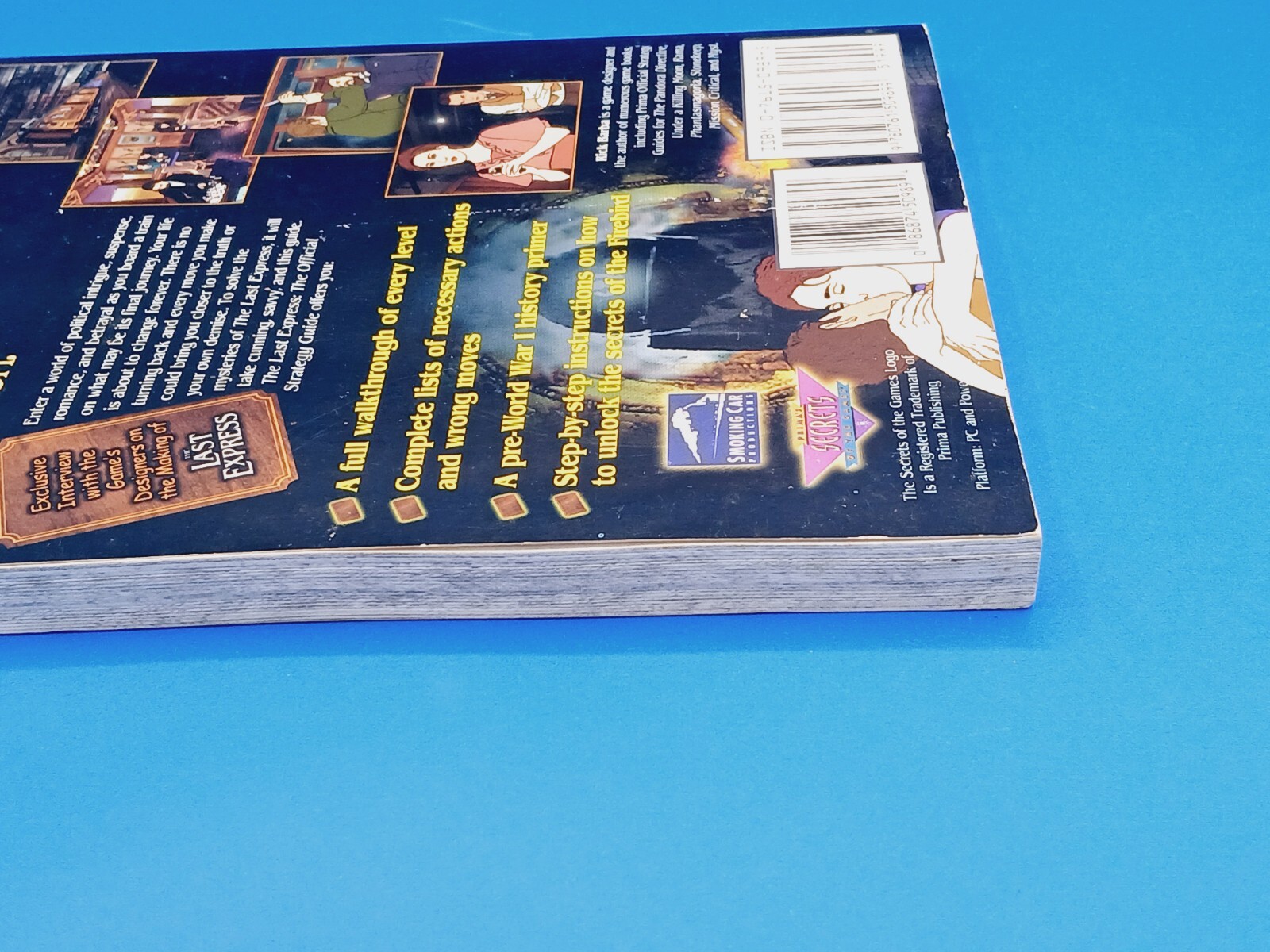 The Last Express PC Computer Video Game Official Prima Strategy Guide.. RARE!.