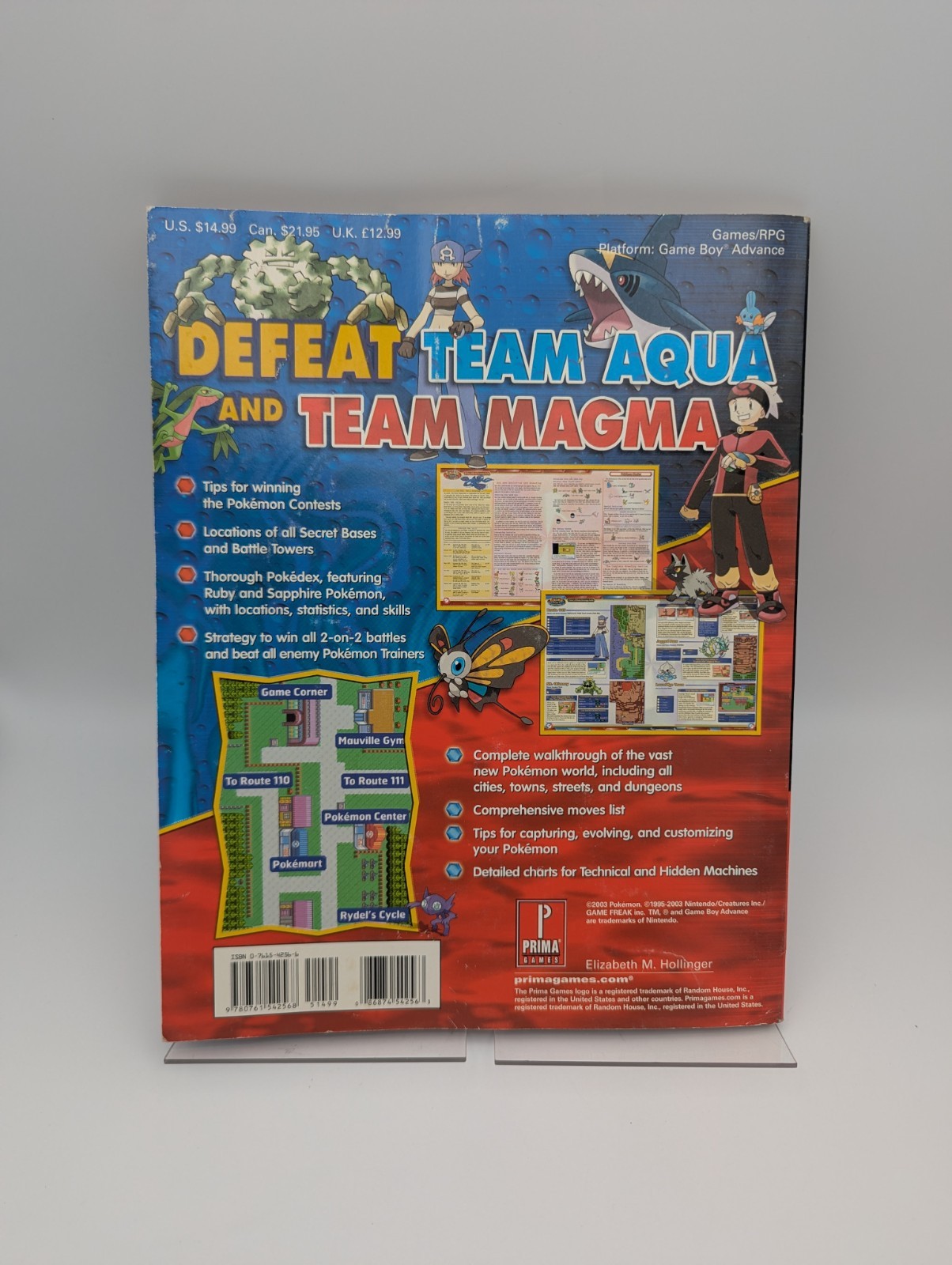Pokemon Ruby & Sapphire Version Official Strategy Guide Prima Games