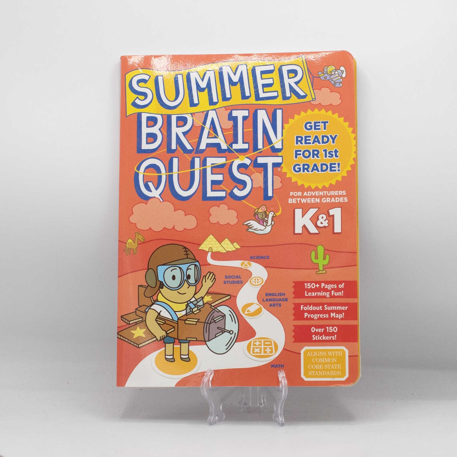 Summer Brain Quest Between Grades K & 1 Workbook Megan H. Butler Claire Piddock