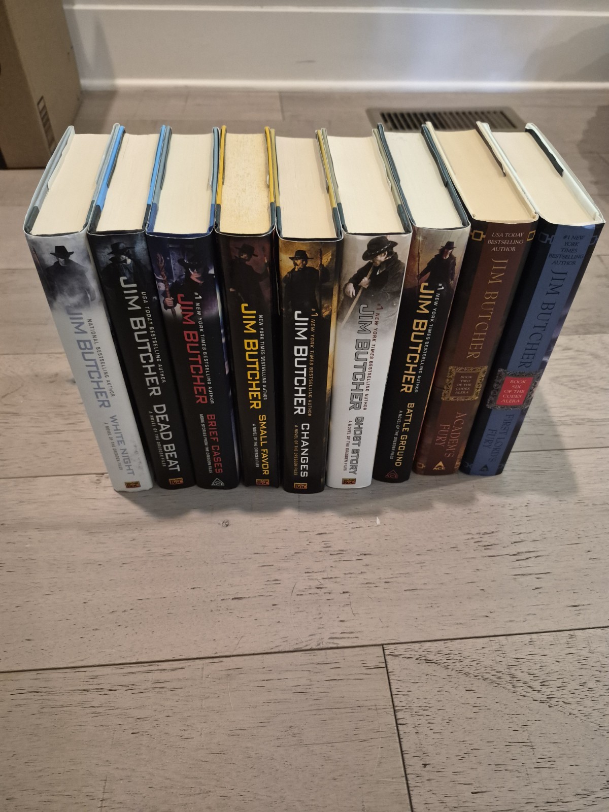 Jim Butcher Lot – Dresden Files, Codex Alera – 9 Book Lot – All 1st Editions