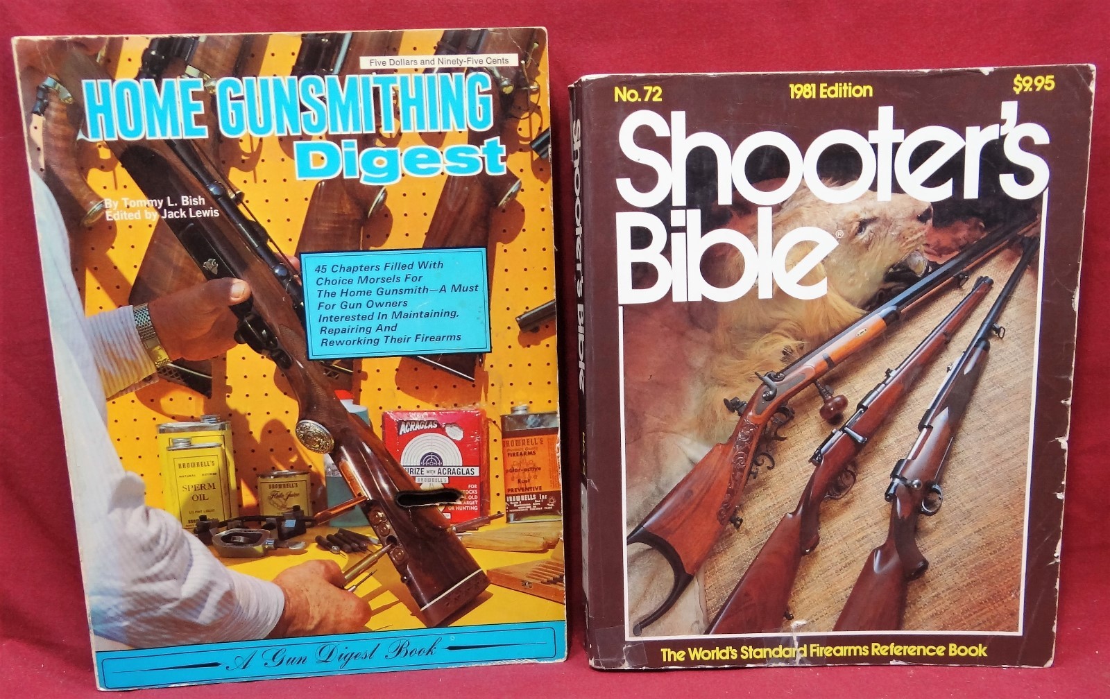 2 Book Lot-Home Gunsmithing Digest/Shooter’s Bible 1981 ed., No.72